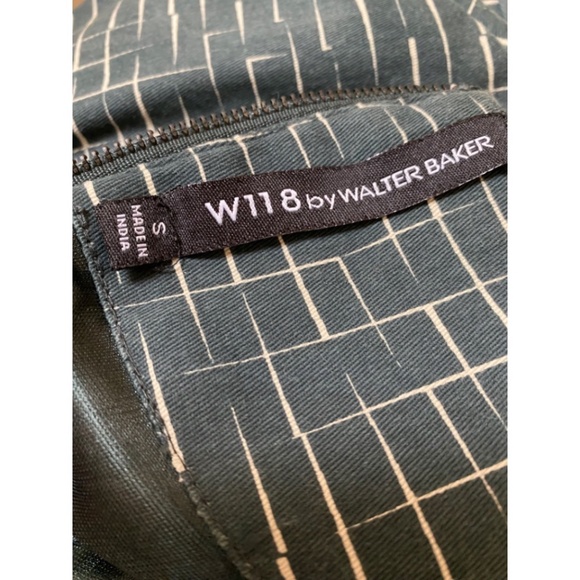 W118 by Walter Baker Short Sleeve Green Dress - Picture 7 of 9